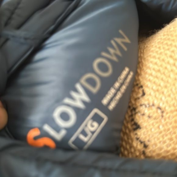 Slowdown jacket with bag. New with tags. - Picture 8 of 9